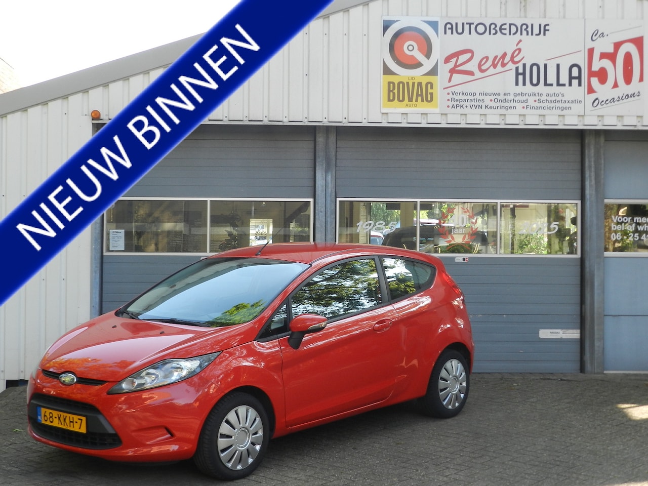 Ford Fiesta - 1.25 Limited Navigatie Carplay Airco CV Isofix Reserve wiel. - AutoWereld.nl