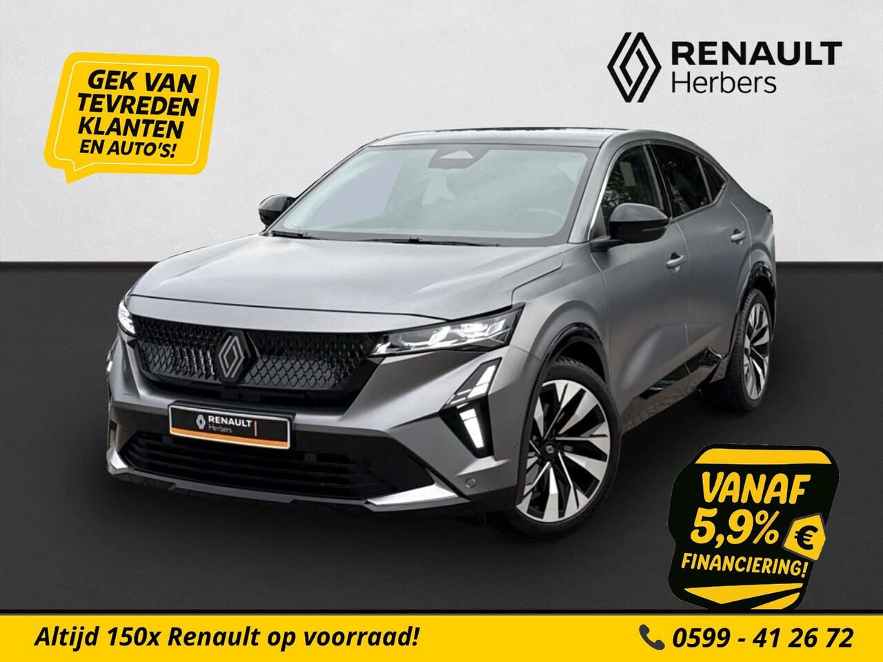 Renault Rafale - 1.2 E-Tech full hybrid 200 techno ADAPT CRUISE / STOEL/STUUR/VOORRUITVERW. / NAVI - AutoWereld.nl