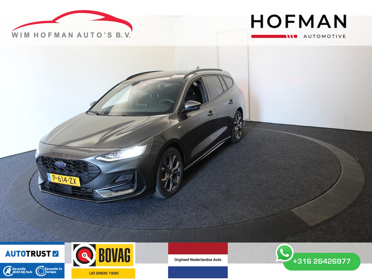 Ford Focus Wagon - Hybrid 135PK ST Line Style Trekh Camera Nieuw model Winterpack Keyless - AutoWereld.nl