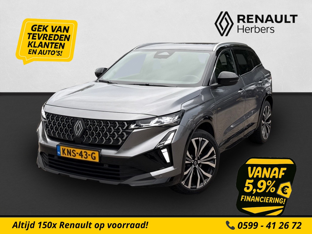 Renault Austral - 1.2 E-Tech full hybrid 200 techno NIEUW MODEL / 20 INCH / ALL SEASON - AutoWereld.nl