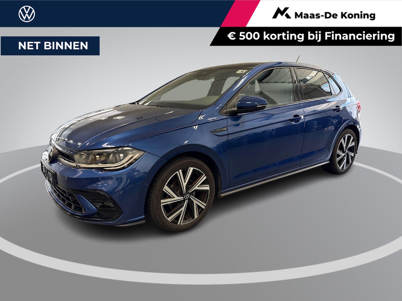 Volkswagen Polo - 1.0 TSI 110pk DSG R-Line Business Panoramadak · Camera · Keyless · Dodehoeksensor · Parkee - AutoWereld.nl