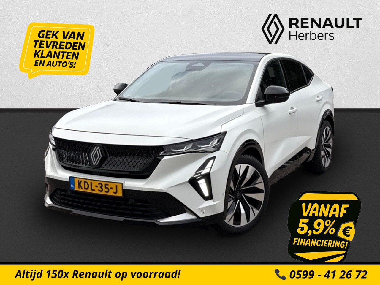 Renault Rafale - 1.2 E-Tech full hybrid 200 techno STOEL/STUUR/VOORRUIT VERWARMING / PANORAMADAK - AutoWereld.nl