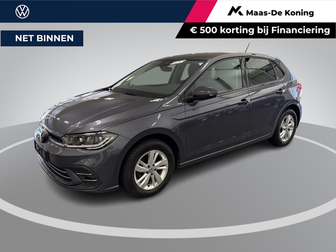 Volkswagen Polo - 1.0 TSI 95pk DSG Style · Apple/Android Car Play · Matrix LED · Stoelverwarming · ACC · Sfe - AutoWereld.nl