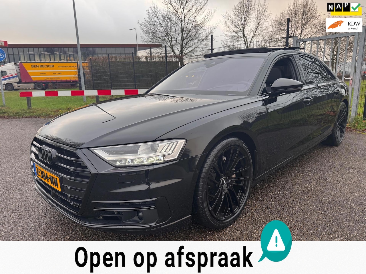 Audi A8 - 50 TDI quattro Lang Pro Line Plus Pano B&O HuD 21inch Blackpack - AutoWereld.nl