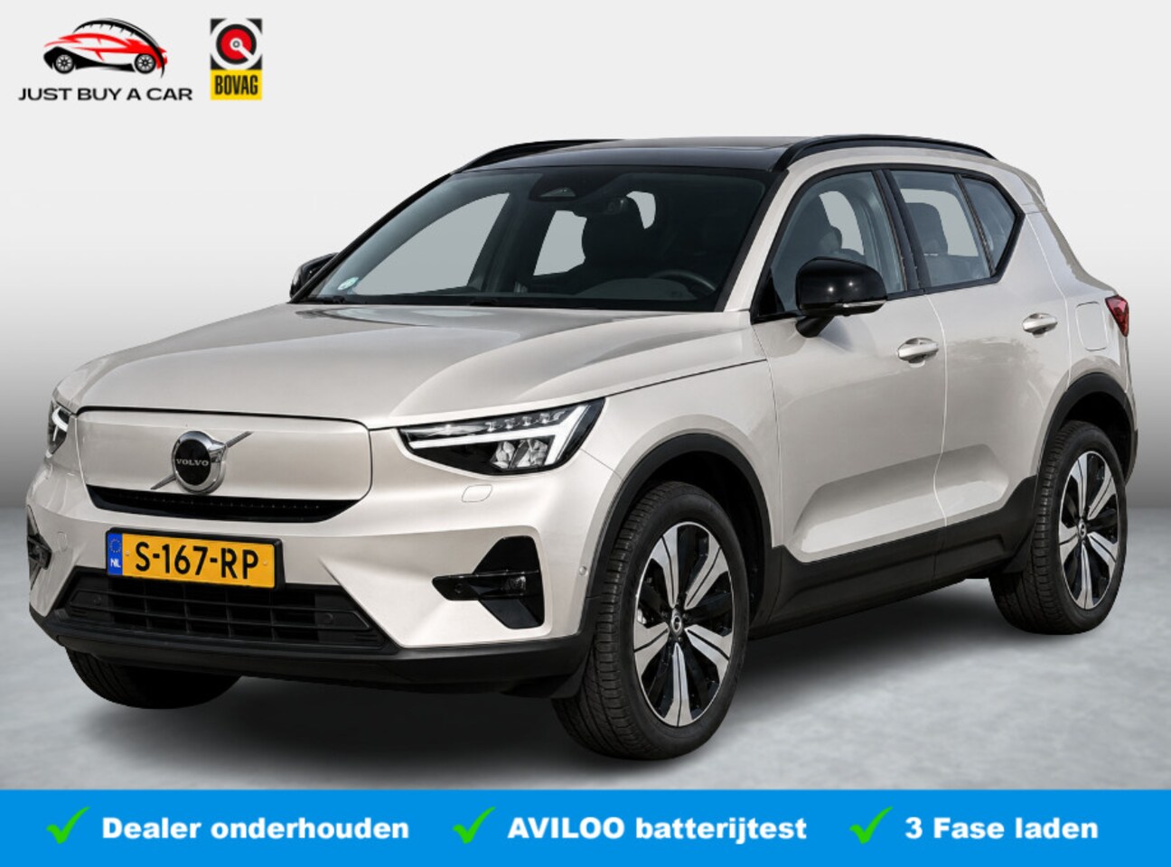 Volvo XC40 - Recharge Plus luxury 70 Kwh SoH 95,1% / Duurste Uitvoering / Adaptieve Cruise / Panorama D - AutoWereld.nl