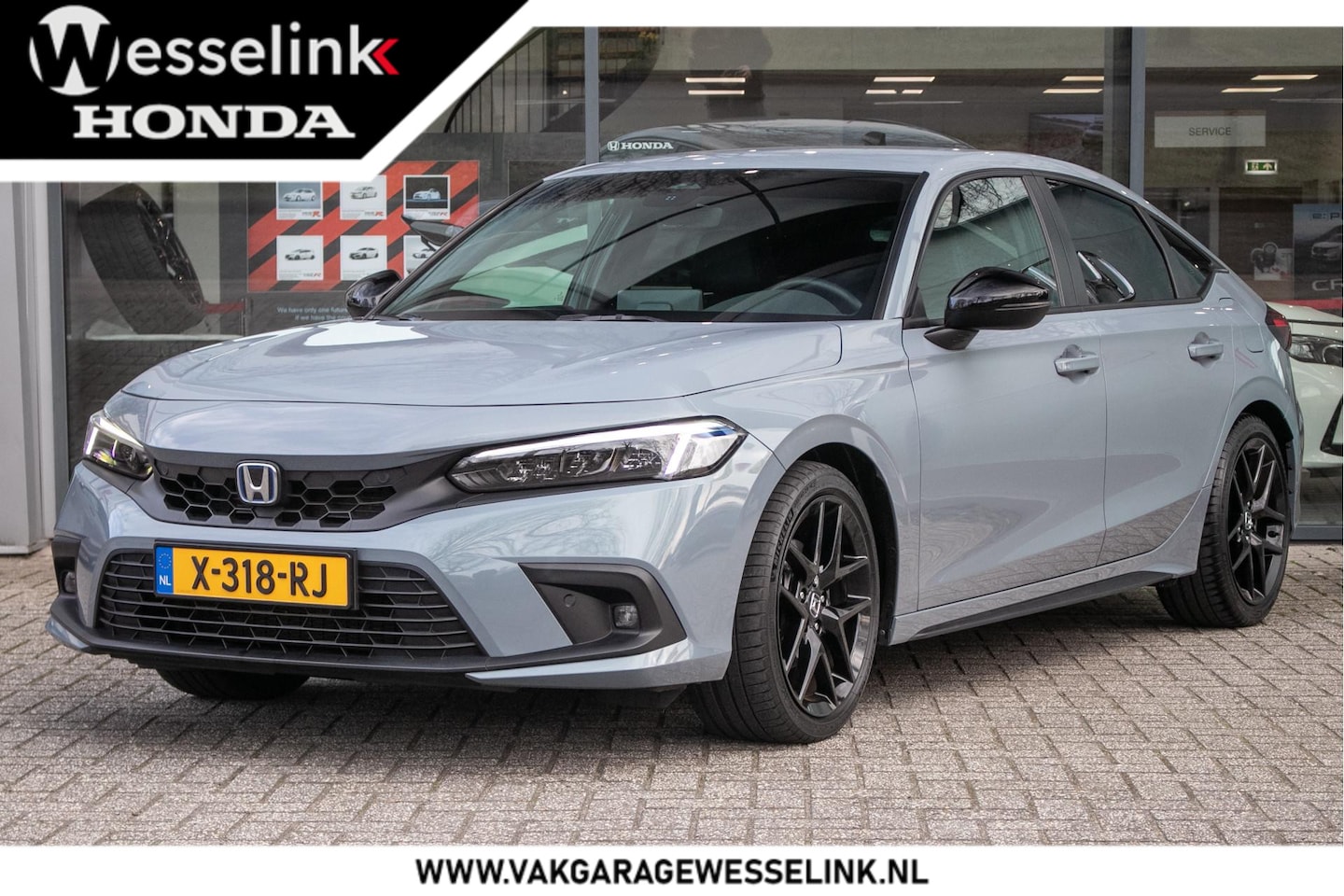 Honda Civic - 2.0 e:HEV Sport - Navigatie | Apple car./Android auto | Honda Sensing - AutoWereld.nl