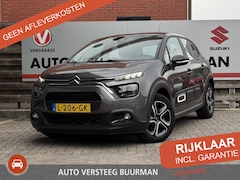 Citroën C3 - 1.2 PureTech Feel Parkeersensoren achter, Apple Carplay/Android Auto, DAB Radio, Elektrisc