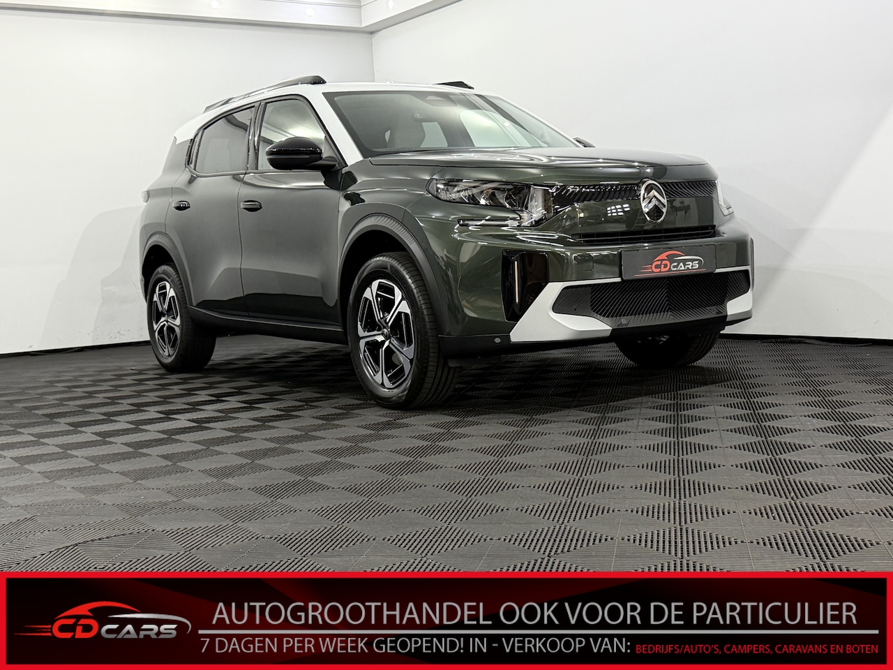 Citroën C3 Aircross - 1.2 Hybrid 145pk Max 7p. Camera, Apple carplay, Half leder, 17 Inch velgen, Rijstrook corr - AutoWereld.nl