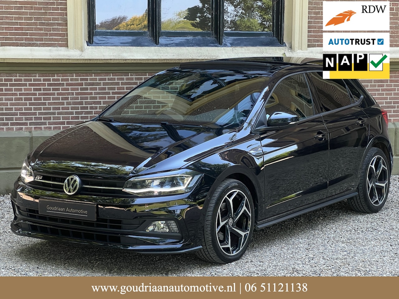 Volkswagen Polo - 1.0 TSI Highline R-Line | Full-option | ACC | Panodak | Dodehoekdetectie - AutoWereld.nl