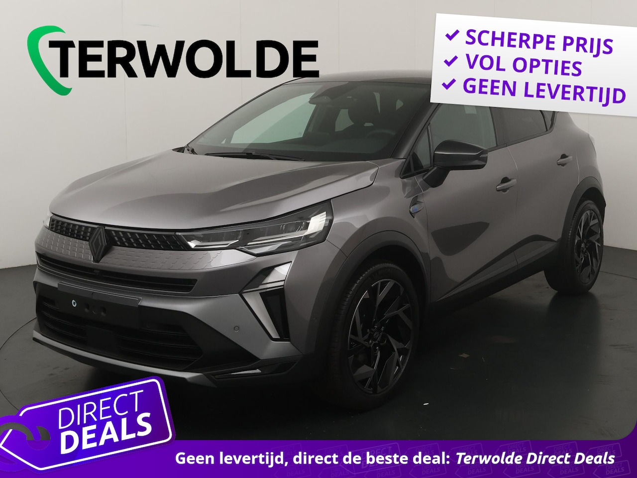 Renault Captur - 1.8 E-Tech full hybrid 160 esprit Alpine | Pack privilège | Achteruitrijcamera | Adaptive - AutoWereld.nl