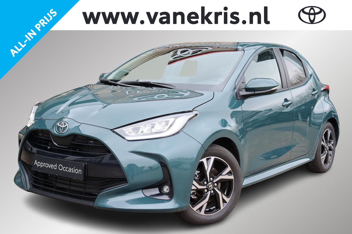 Toyota Yaris - 1.5 Hybrid 115 Dynamic 1.5 Hybrid 115 Dynamic, Comfort Pack, All Seasons, Stoel- en stuurverwarming - AutoWereld.nl