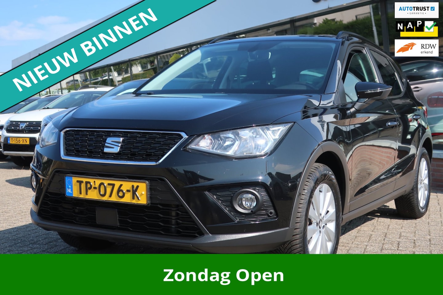 SEAT Arona - 1.0 TSI Style Business Int. 2e EIG_LED_ADAP-CRUIS_NAVI_CAM_KEYLESS_NAP. - AutoWereld.nl