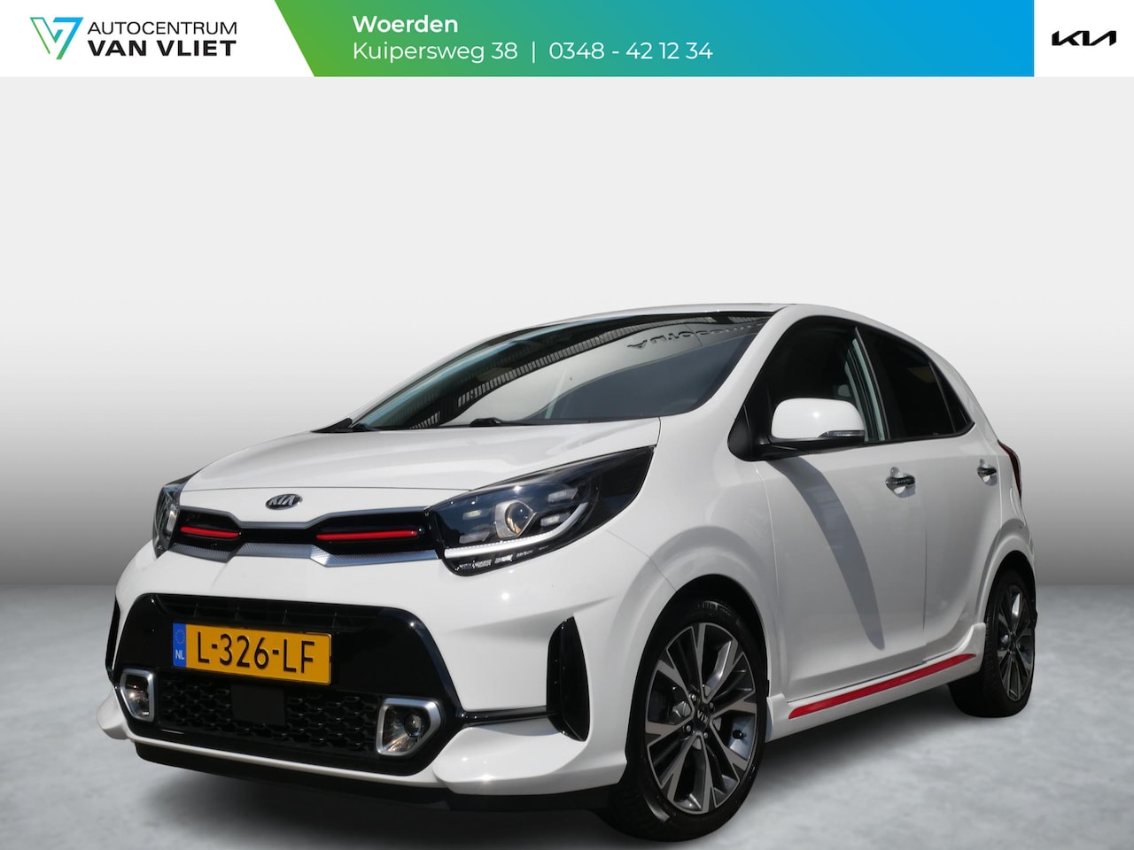 Kia Picanto - 1.0 T-GDi GT-Line 5p | Cruise | Clima | Schuif-kanteldak | Stoel-stuurverwarming | Navi | - AutoWereld.nl