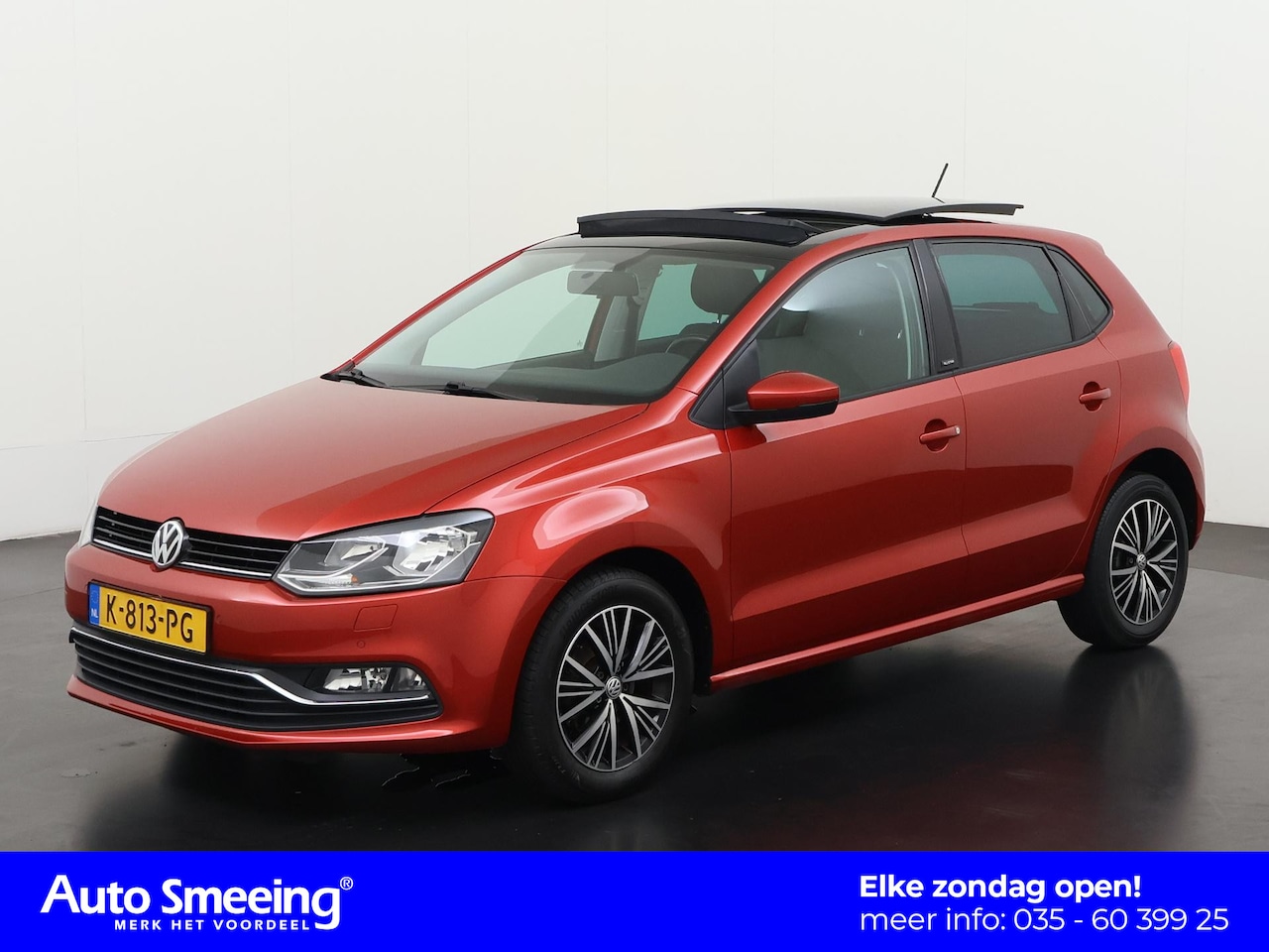 Volkswagen Polo - 1.0 Allstar | Schuifdak | Stoelverwarming | ParkPilot | Zondag Open! - AutoWereld.nl