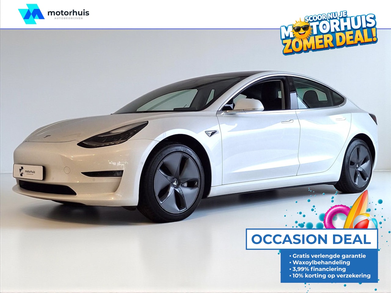 Tesla Model 3 - Standard RWD Plus 60 kWh | Electronic climate controle | Navigatiesysteem full map | Panor - AutoWereld.nl