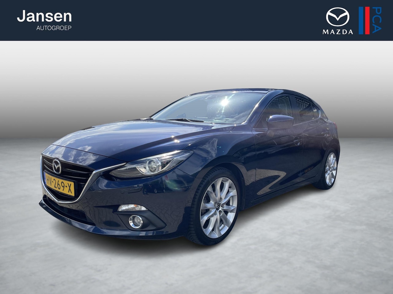 Mazda 3 - 2.0 GT-M 2.0 GT-M , Leder, Bose, All Season, Clima, Cruise, Navi, Stoelverwarming, HUD, PDC, LKA - AutoWereld.nl