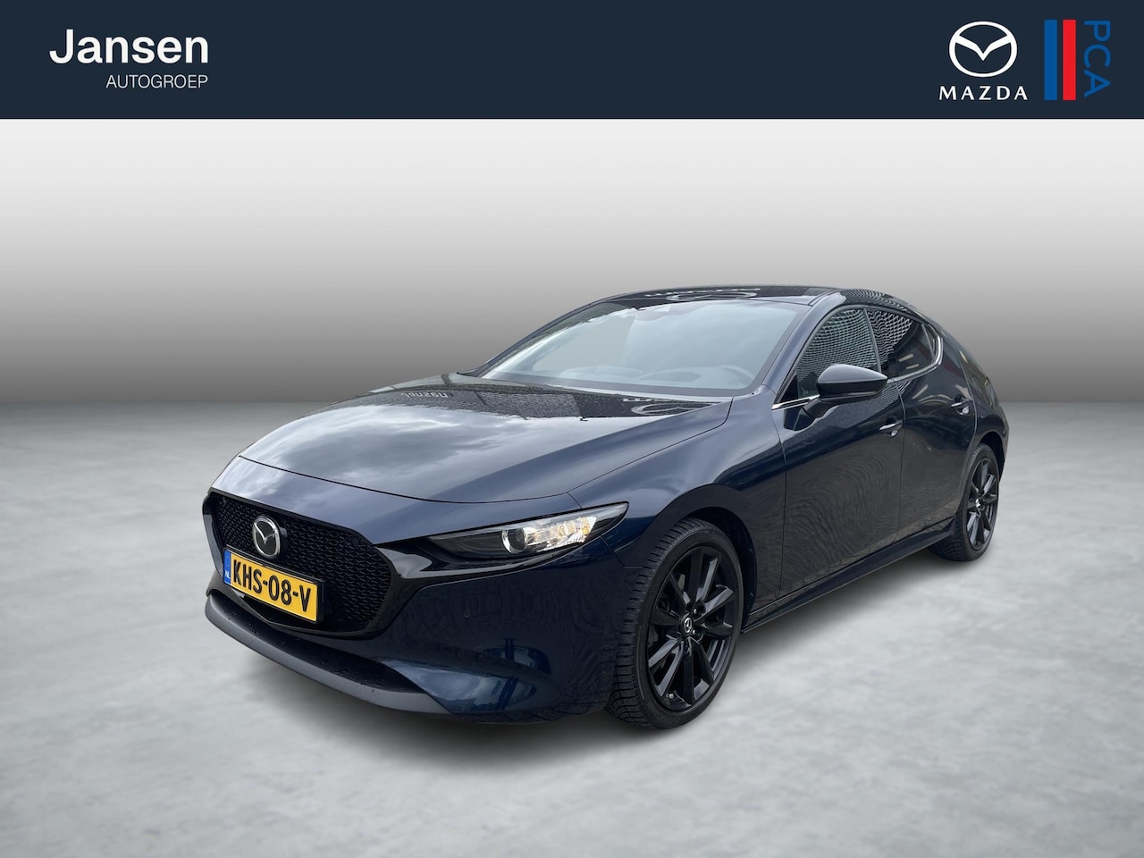 Mazda 3 - HB 2.0 e-SkyActiv-G M Hybrid 122 Homura , Automaat, Adap.Cruise, Navi, Apple, HUD, LMV 18 - AutoWereld.nl