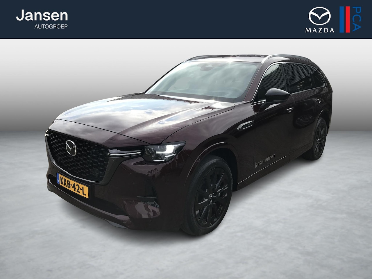 Mazda CX-80 - 2.5 e-SkyActiv PHEV Homura 6p. , Demovoordeel € 10.373-, Convenience & Sound Pack, Leder, - AutoWereld.nl