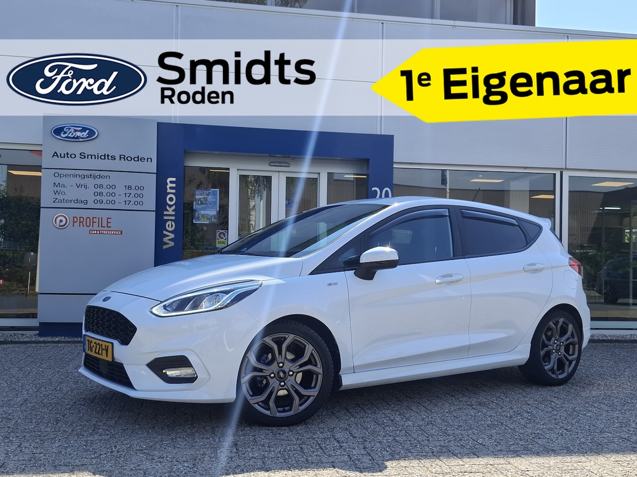 Ford Fiesta - 100PK EcoBoost ST-Line | Voorruitverwarming | Privacy glass | Grote spoiler | ISOFIX | - AutoWereld.nl