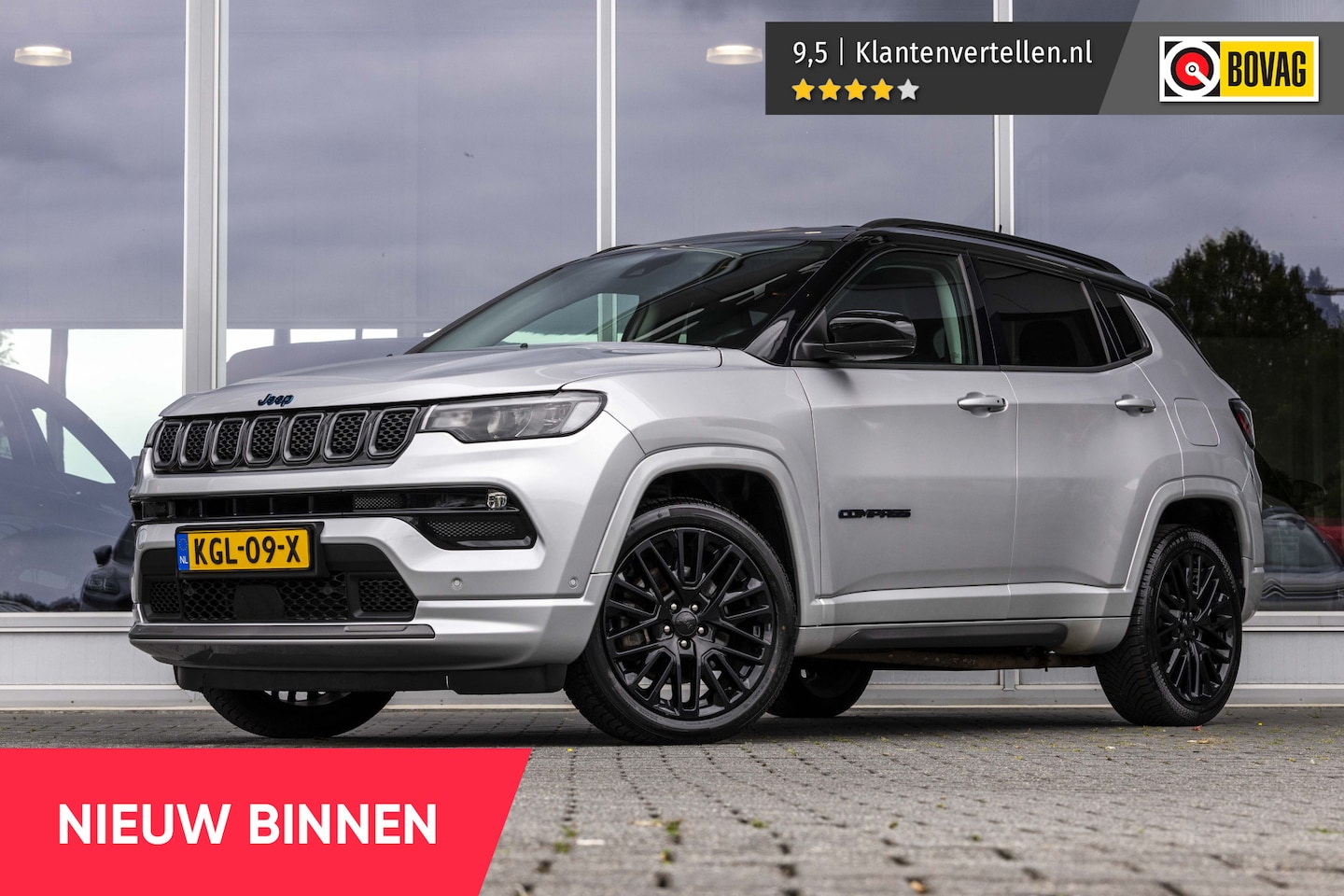 Jeep Compass - 4xe 240 Plug-in Hybrid Electric S | Cruise control adaptief | Keyless | full-LED - AutoWereld.nl