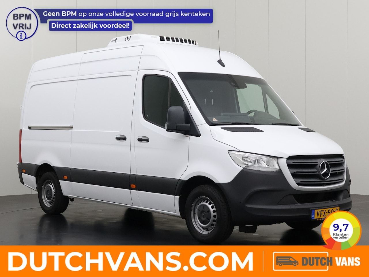 Mercedes-Benz Sprinter - 316CDI Automaat L2H2 KoelVrieswagen 12/220V | Navigatie | Camera | Airco | Cruise - AutoWereld.nl