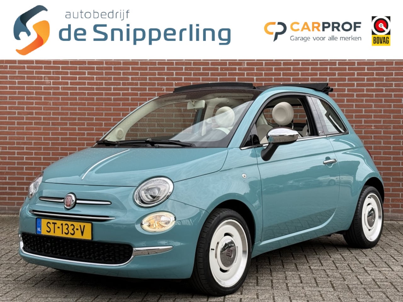 Fiat 500 C - 0.9 TwinAir T Anniversario AUTOMAAT CARPLAY CRUISE BLUETOOTH - AutoWereld.nl