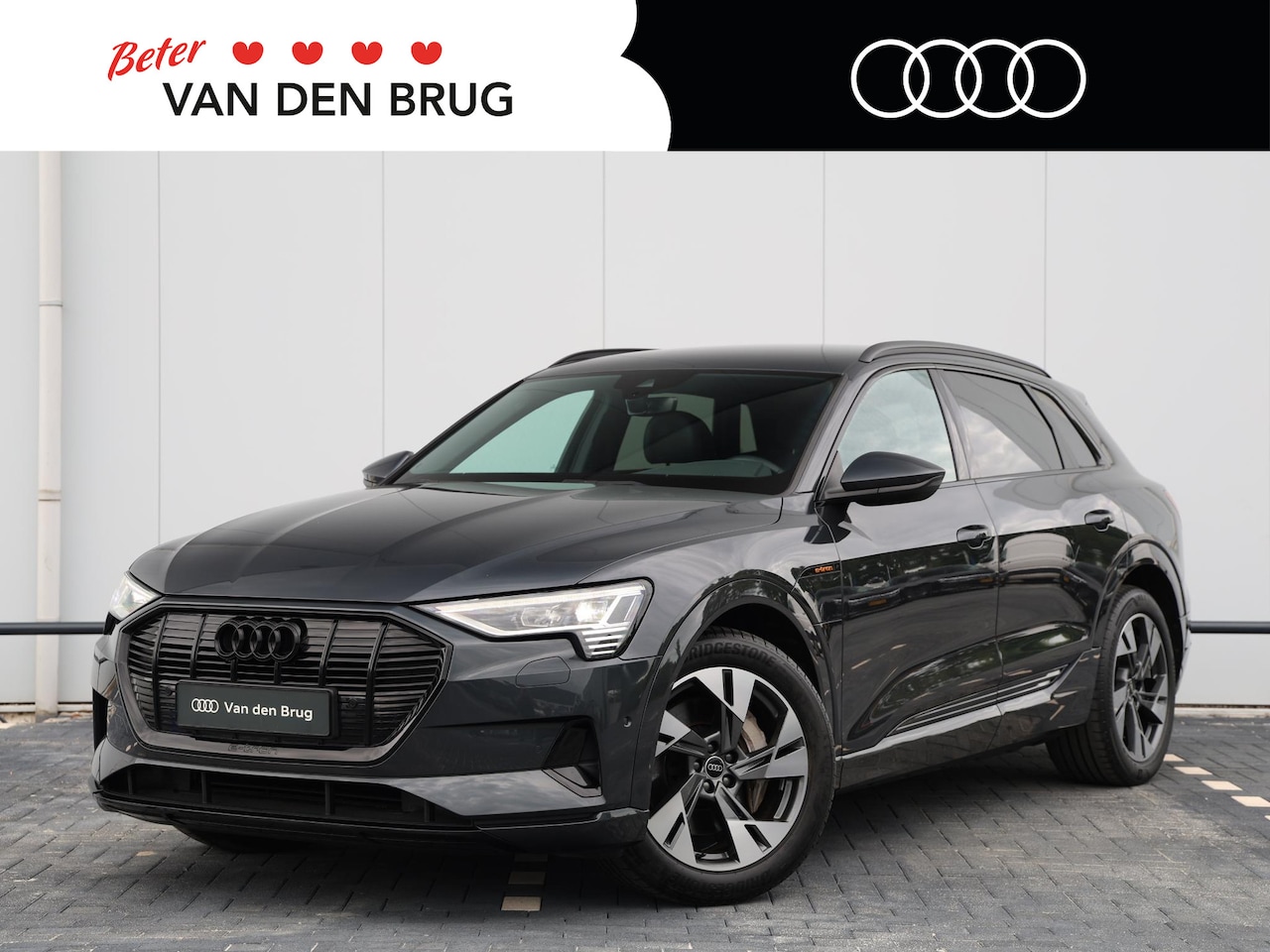 Audi e-tron - 55 quattro Advanced edition Plus 95 kWh | Leer/Alcantara | Elektr. voorstoelen + memory | - AutoWereld.nl
