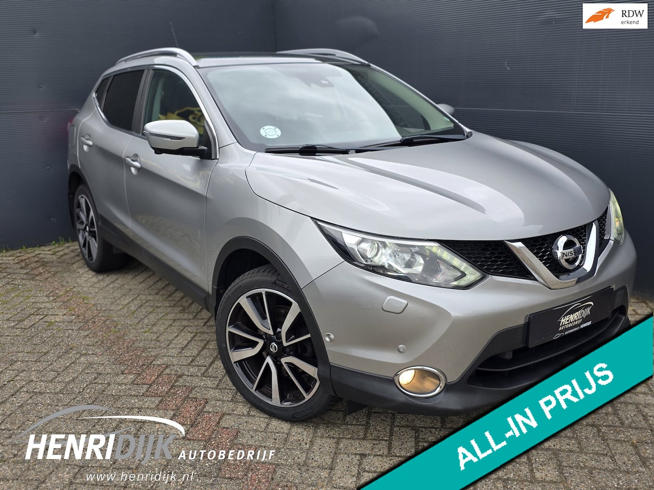 Nissan Qashqai - 1.2 Tekna 360 Camera / Panodak / Clima / Stoelverwaming / Leder - AutoWereld.nl