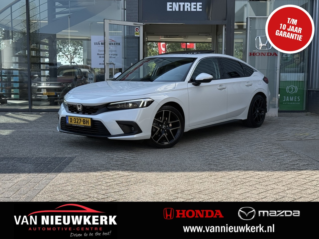 Honda Civic - 2.0 HYBRID 184PK Automaat Advance | Pano | Leder | Carplay | Bose Audio | Dealer Onderhoud - AutoWereld.nl