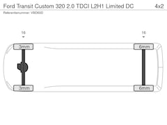 Ford Transit Custom - 320 2.0 TDCI L2H1 Limited DC