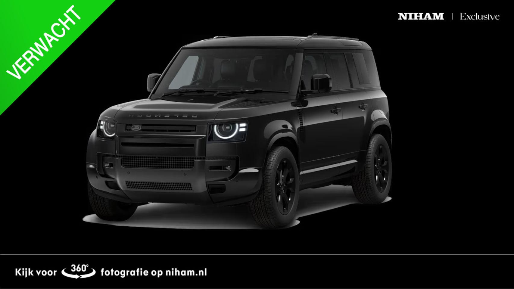 Land Rover Defender 110 - 2.0 P300e 110 X-Dynamic SE SANTORINI BLACK|PANO DAK|TREKHAAK|20"LM VELGEN|COLD CLIMATE PAC - AutoWereld.nl