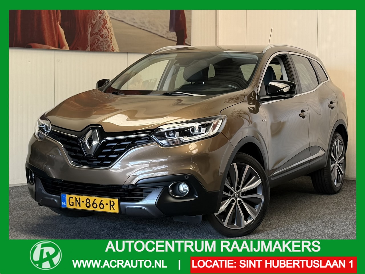 Renault Kadjar - 1.2 TCE BOSE TREKHAAK NAVIGATIE CRUISE CONTROL KEYLESS GO RIJSTROOKSENSOREN DODEHOEKSENSOR - AutoWereld.nl