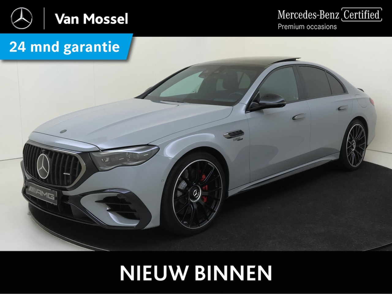 Mercedes-Benz E-klasse - AMG 53 4MATIC+ Night Edition Premium Plus /Panoramadak /Massage /Carbon pakket /AMG Dynami - AutoWereld.nl