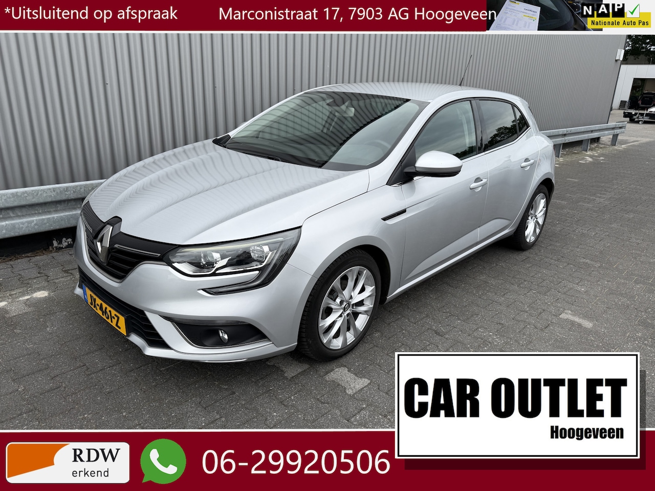 Renault Mégane - 1.2 TCe Zen 137Dkm NAP, Navi, Clima, LED --Inruil Mogelijk-- - AutoWereld.nl