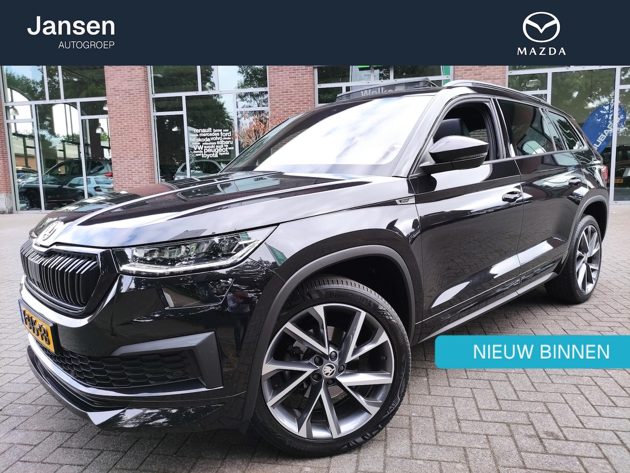 Skoda Kodiaq - 1.5 TSI Sportline Business DSG - Panoramadak - Adaptieve Cr.control - Trekhaak - Stoel+Stu - AutoWereld.nl