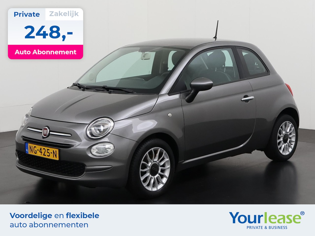 Fiat 500 - 0.9 TwinAir Turbo Popstar | All-in 248,- Private Lease | Direct uit voorraad - AutoWereld.nl