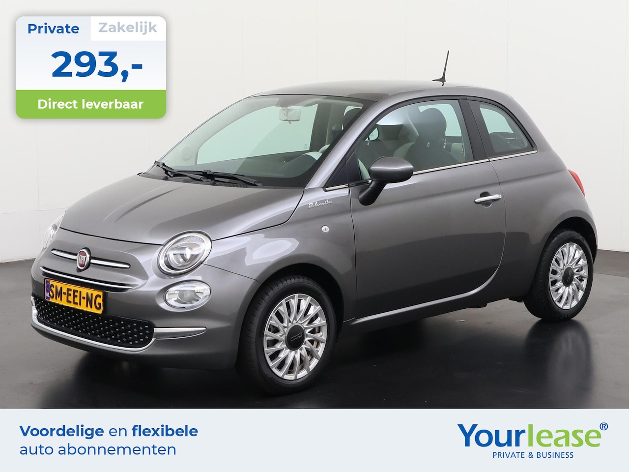 Fiat 500 - 1.0 Hybrid Dolcevita | All-in 293,- Private Lease | Direct uit voorraad - AutoWereld.nl