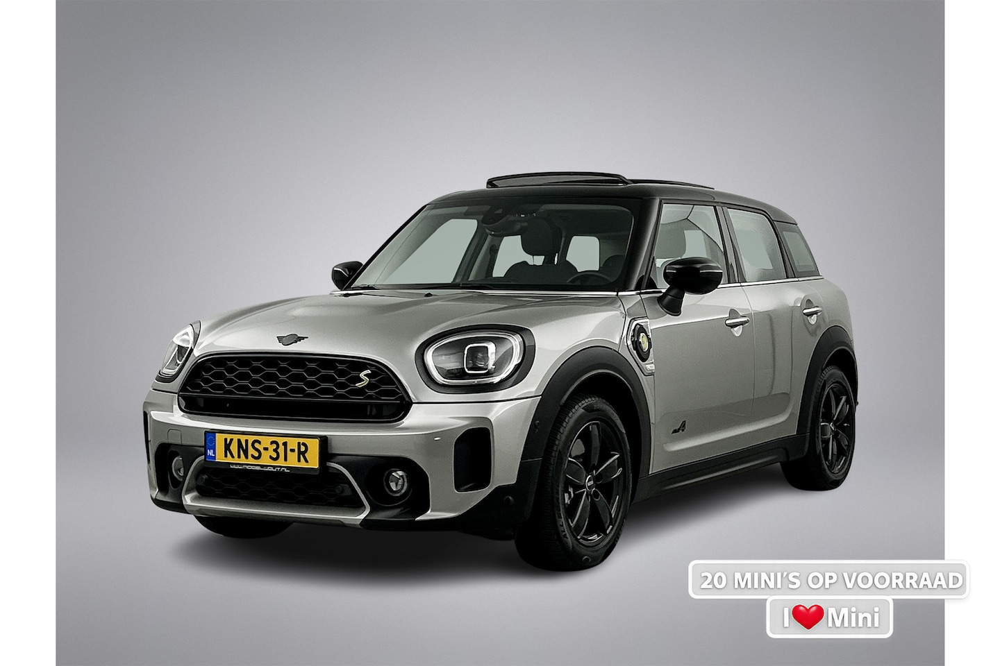 MINI Countryman - Cooper S E ALL4 Premium+ Pano-dak/Full Options/Memory/Camera - AutoWereld.nl