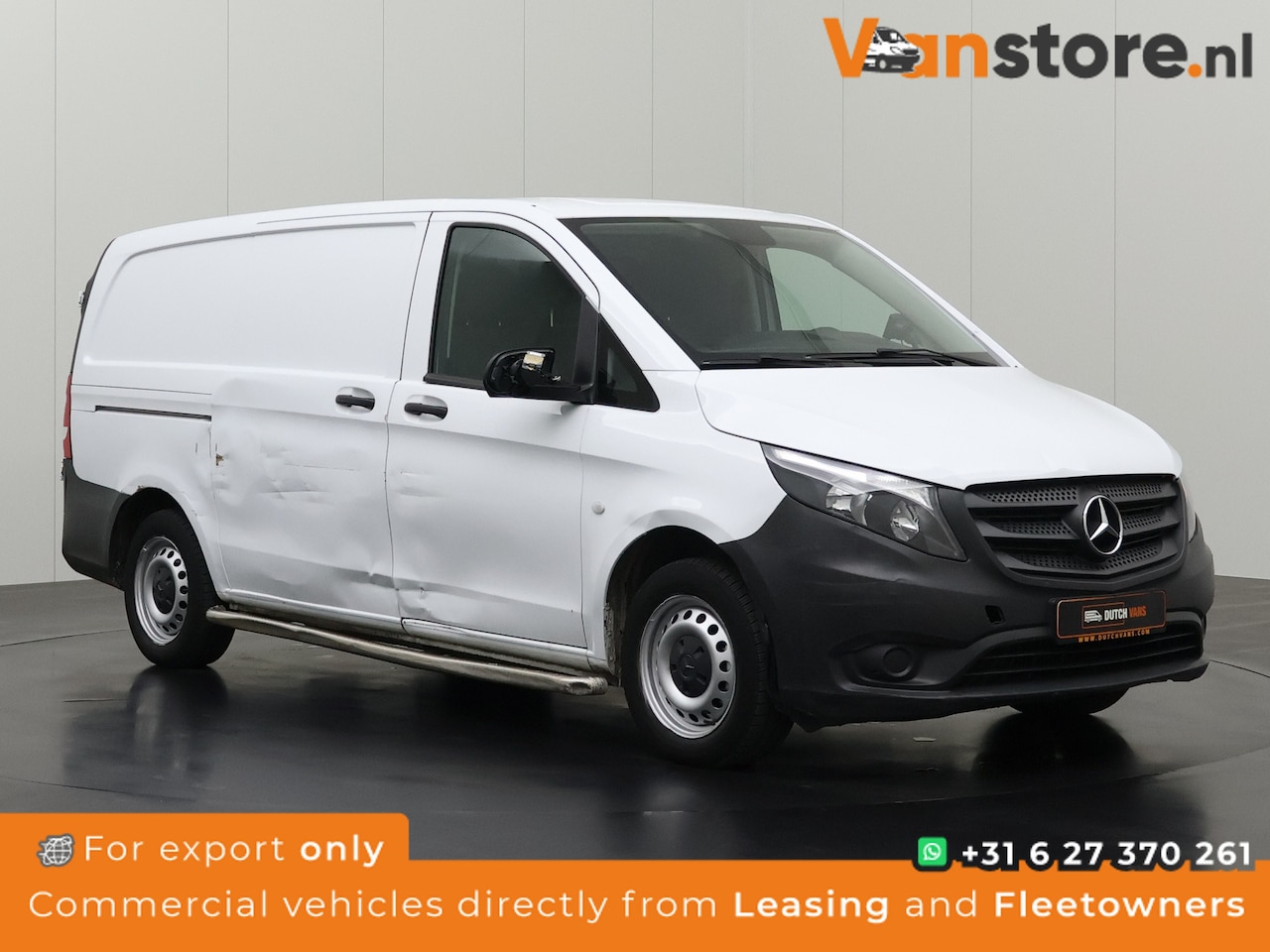 Mercedes-Benz Vito - Lang Elektrisch Koelauto | Navigatie | Airco | 3-Zits - AutoWereld.nl