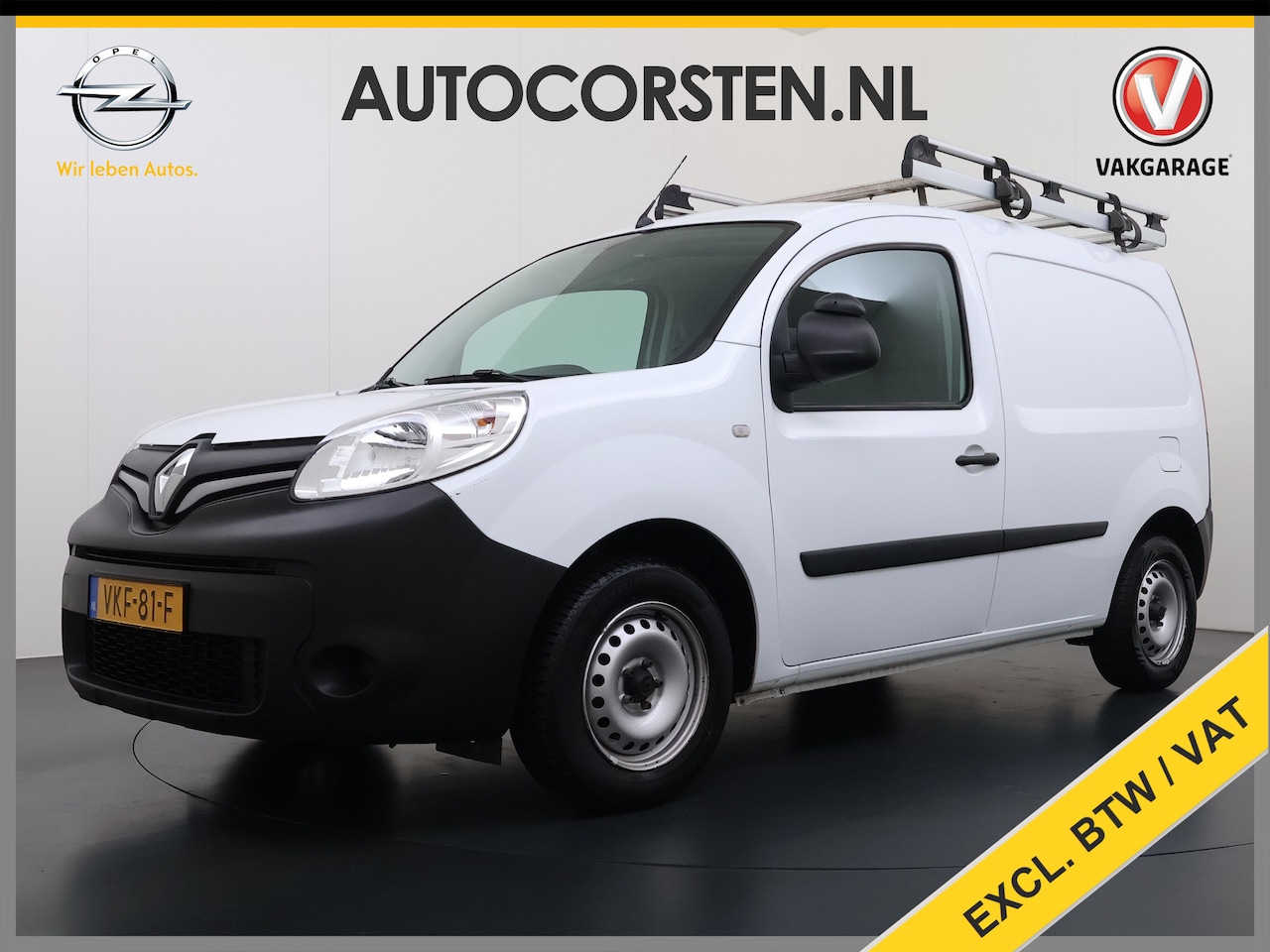 Renault Kangoo - 1.5dCi 81PK Trekhaak Navi Euro 6 Imperiaal Airco Cruise Control Bluetooth Pdc Inbouwkasten - AutoWereld.nl