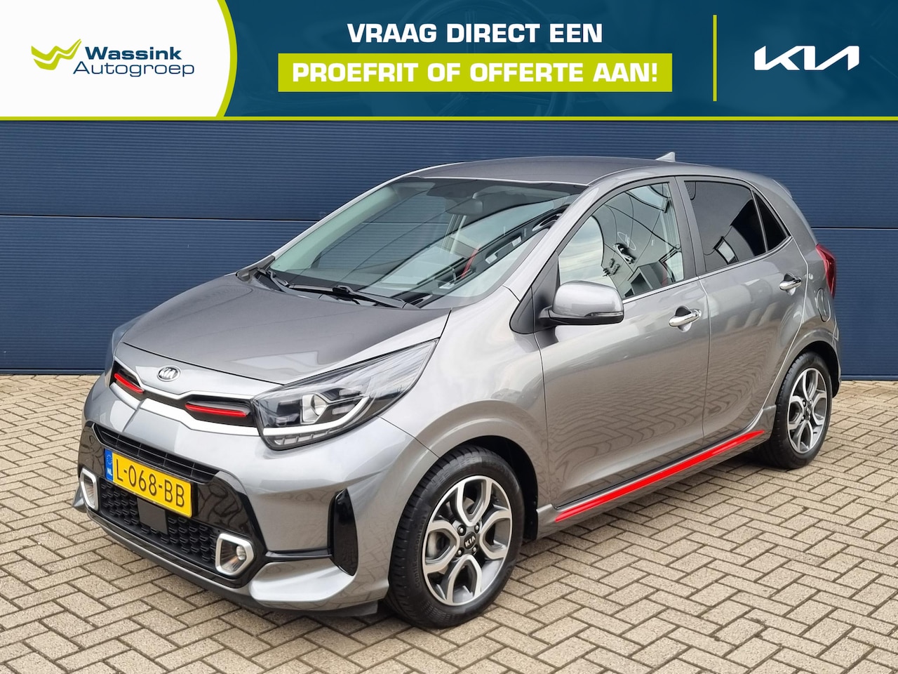 Kia Picanto - 1.0 DPi GT-Line | Apple Carplay/Android Auto | Camera | Climate Control | Keyless start | - AutoWereld.nl