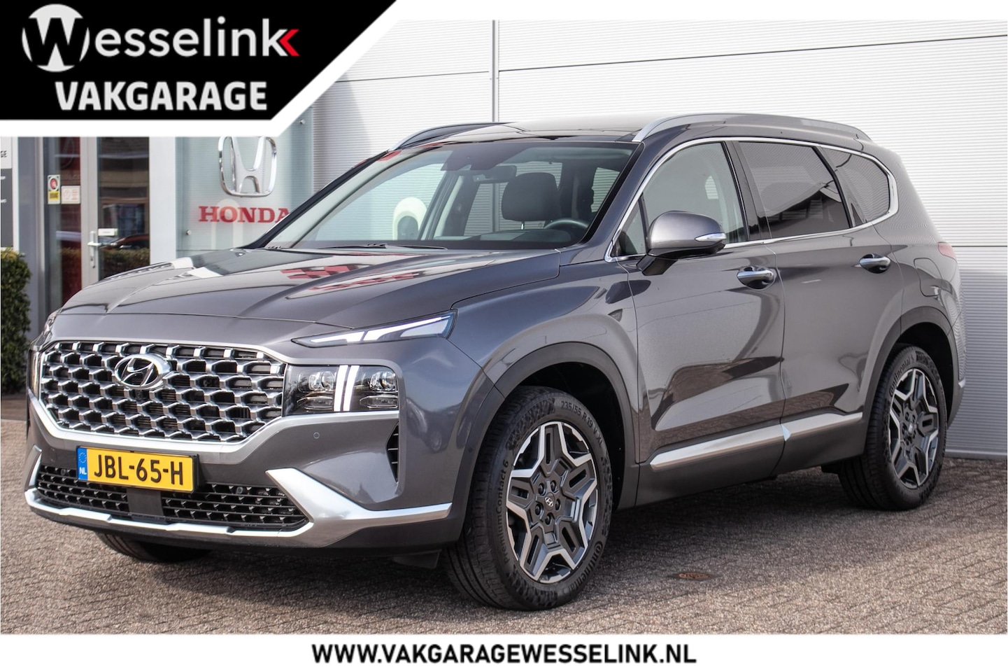 Hyundai Santa Fe - 1.6 T-GDI AWD PHEV Premium Sky -Schuif/-kanteldak | Ad. Cruise | Leer | Stoelverw.+vent. - AutoWereld.nl