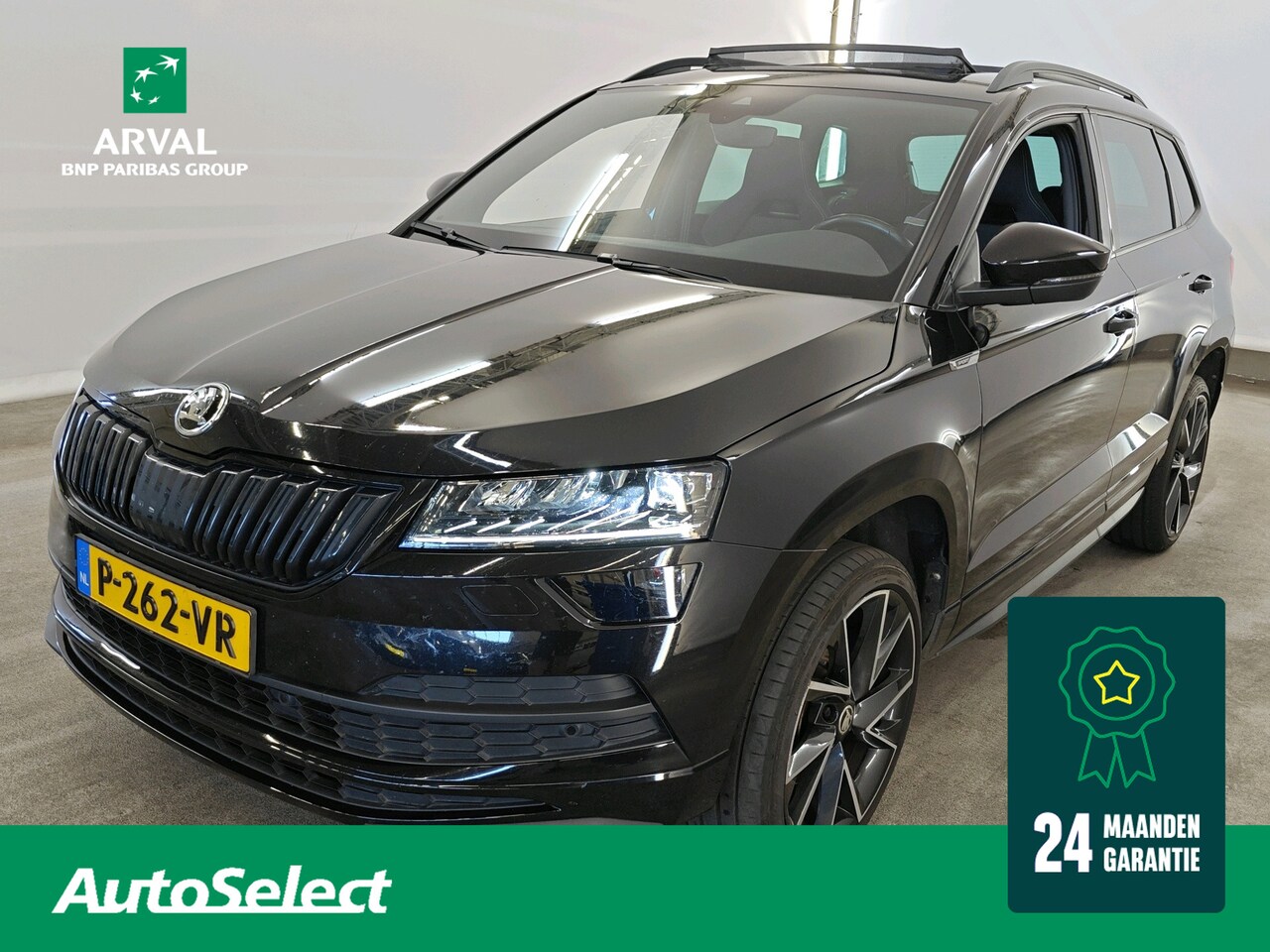 Skoda Karoq - 1.5 TSI 150pk Automaat Sportline Business | Panoramadak | Stuur- en Stoelverwarming | Came - AutoWereld.nl