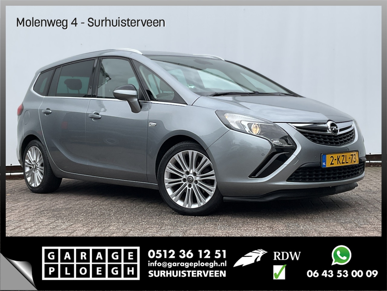 Opel Zafira Tourer - 1.4 Business+ Trekhaak Nav/Cruise Airco Pdc LMV Orig.NL EXPORT?! - AutoWereld.nl