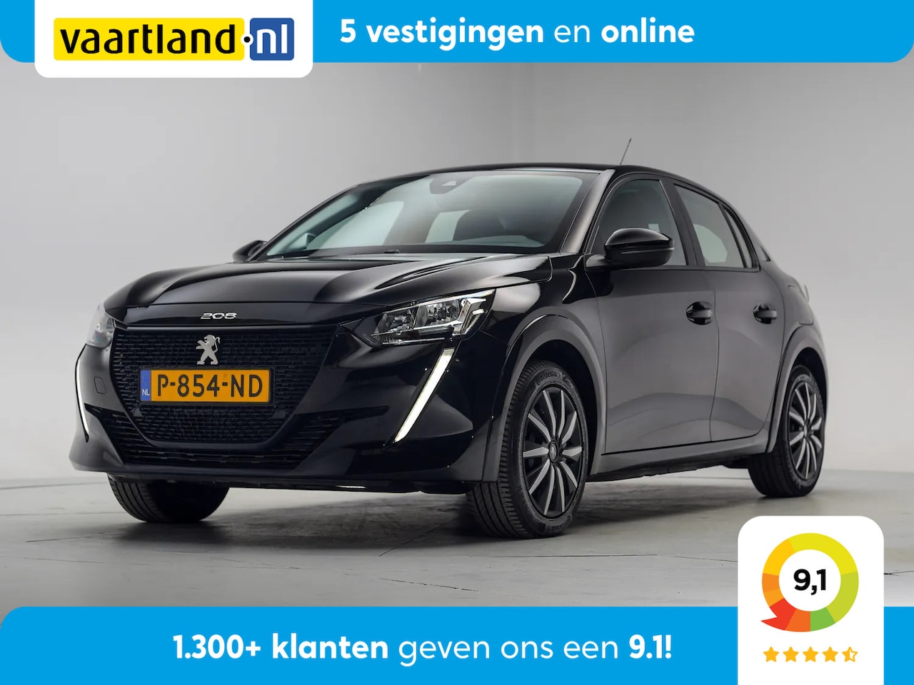Peugeot e-208 - EV Active Pack 50kWh 3-fase [ LED Cruise control Navi Apple/Android ] - AutoWereld.nl