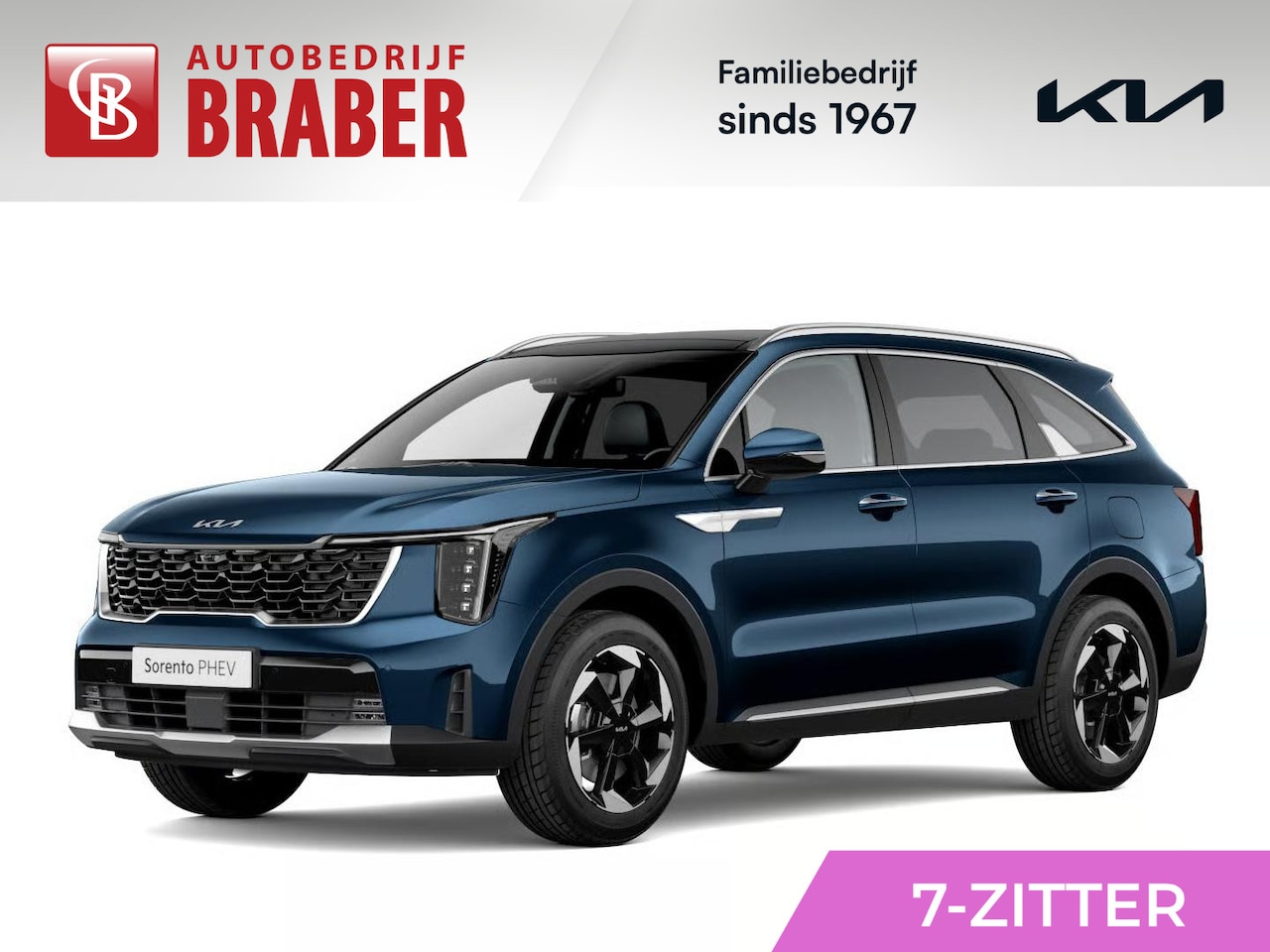 Kia Sorento - 1.6 T-GDi Plug-in Hybrid 4WD DynamicPlusLine 7p | Automaat | Nieuw | Direct leverbaar | - AutoWereld.nl