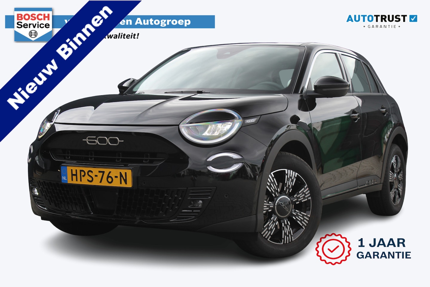 Fiat 600 - 1.2 Hybrid Urban | Incl. 12 maanden garantie | Achteruitrijcamera | Parkeersensoren | Appl - AutoWereld.nl
