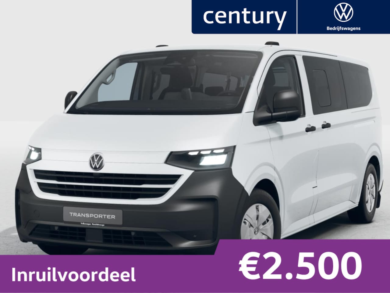 Volkswagen e-Transporter Kombi - Bedrijfswagens Life L2 Elektromotor 160 kW (218 pk) 3500 mm Elekt - AutoWereld.nl
