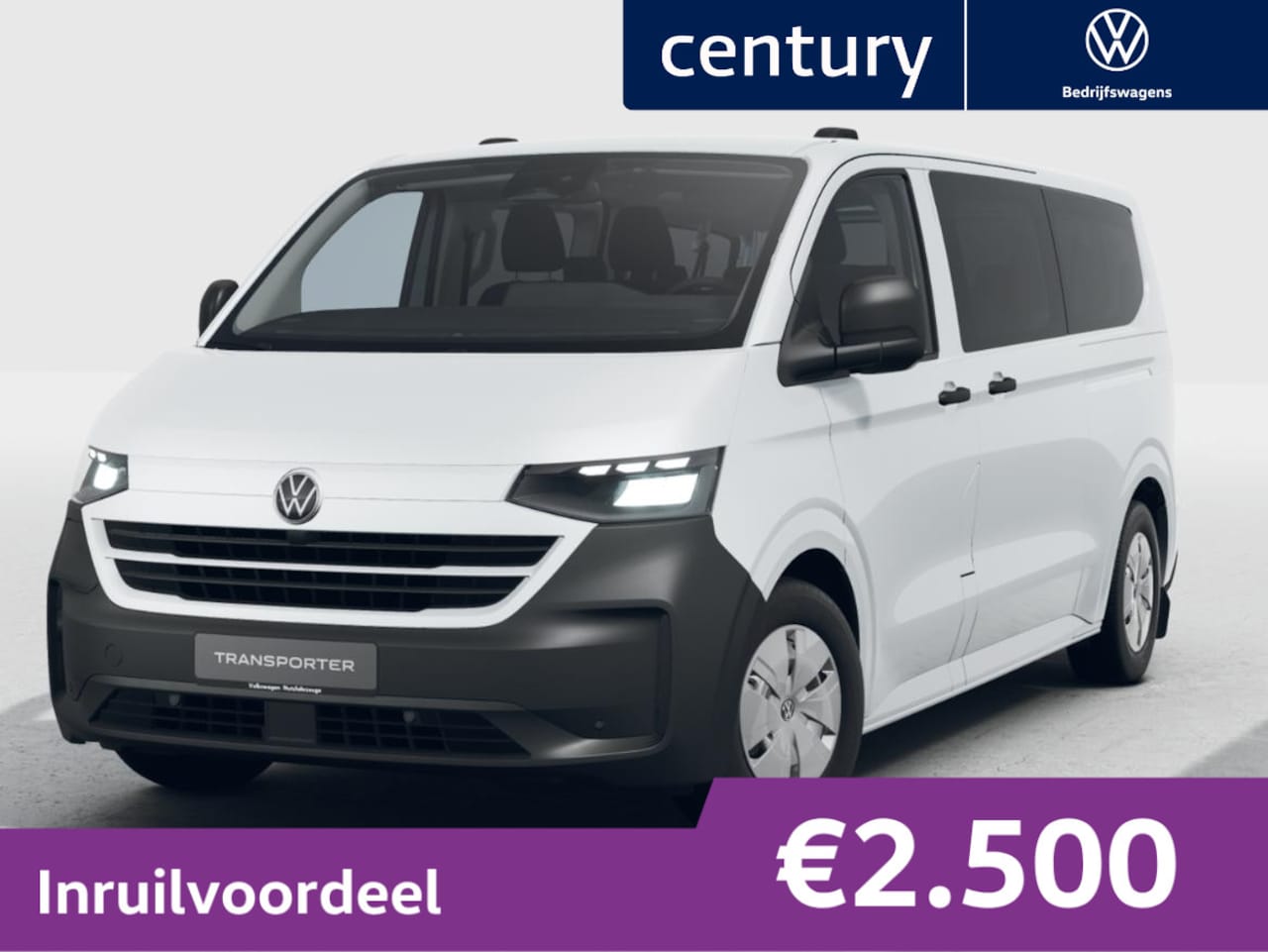 Volkswagen e-Transporter Kombi - Bedrijfswagens Life L2 Elektromotor 160 kW (218 pk) 3500 mm Elekt - AutoWereld.nl