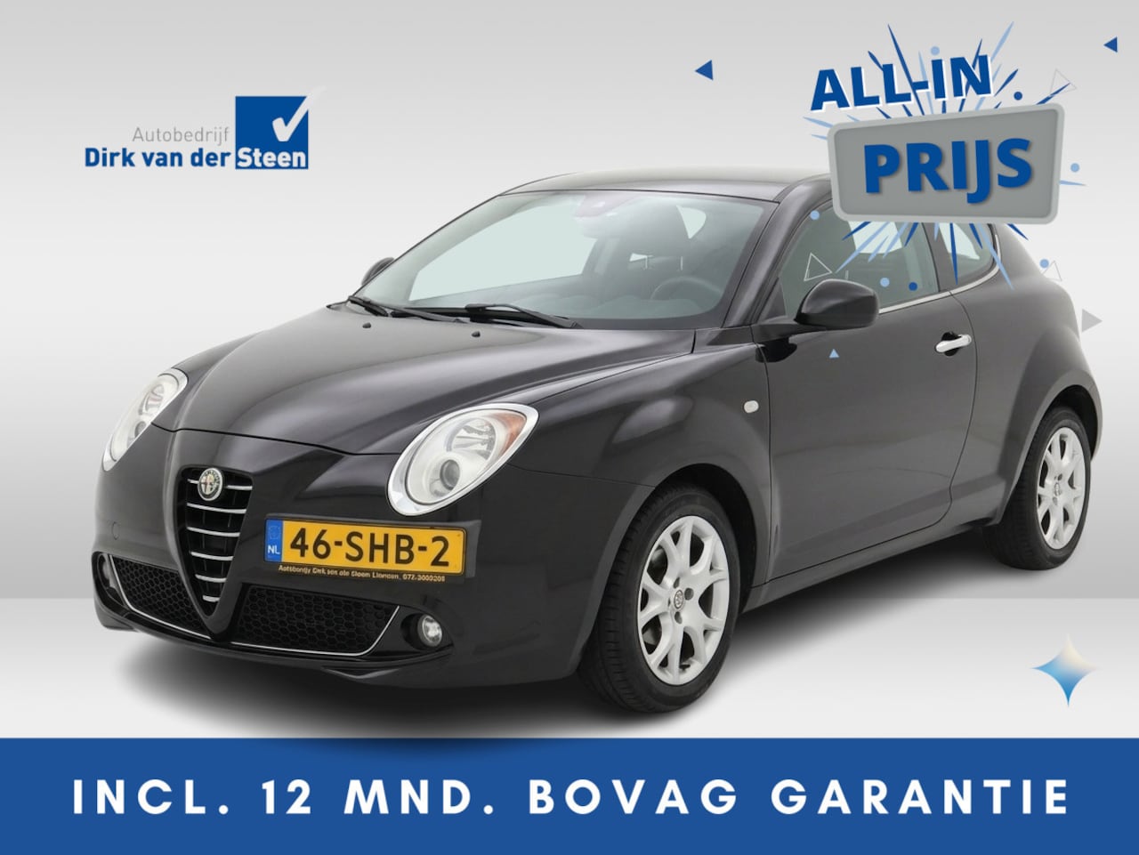 Alfa Romeo MiTo - 1.4 Distinctive | Airco (automatisch) | Cruise control | Elektrische ramen voor | - AutoWereld.nl